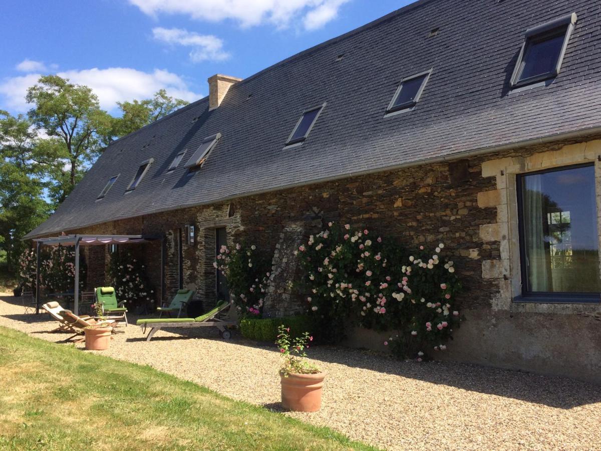 Bed and Breakfast La Mouliniere, Jolie Longere Du Xviie La Jaille-Yvon Exterior foto
